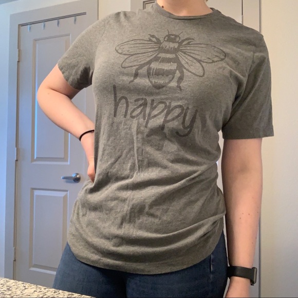 Bee Happy Tee - Picture 1 of 5